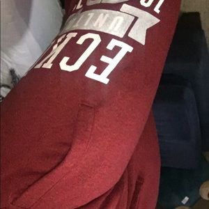 Maroon men’s joggers. Ecko branded.